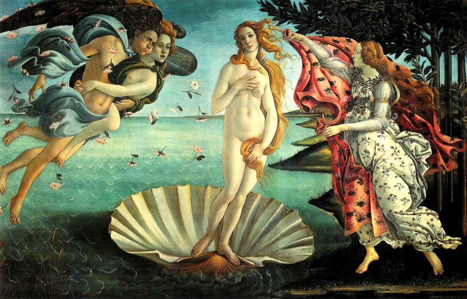 The birth of venus oil painting artwork