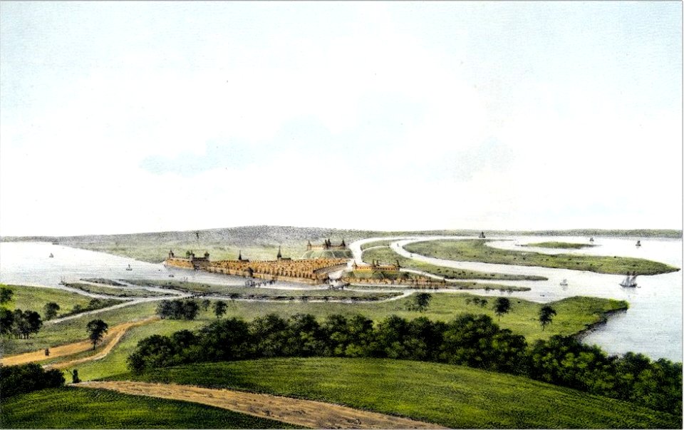 Landscape of Hamburg in 1150