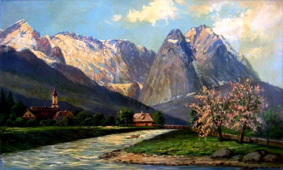 Oil on canvas art artistic
