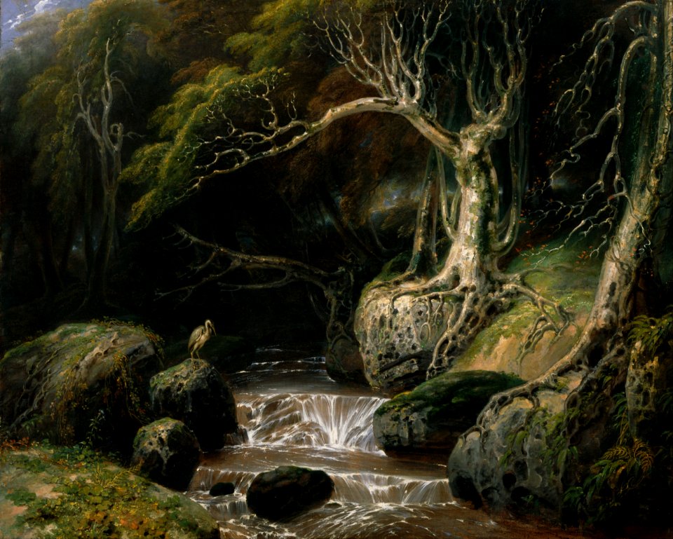 Artistic painting oil on canvas