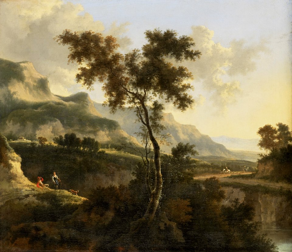 Oil canvas landscape
