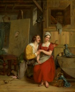 Couple historic canvas