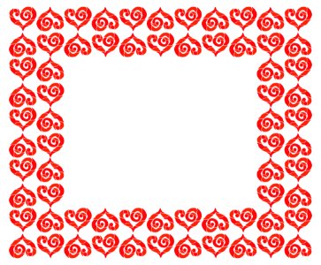 Template for Valentines day greeting card.