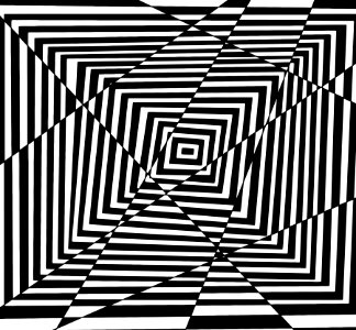 Abstract art black and white