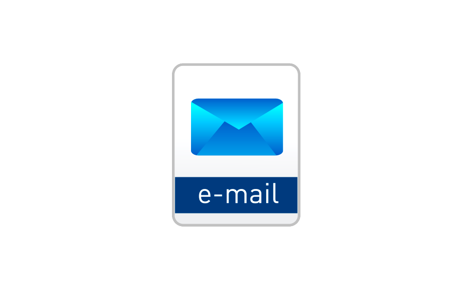 Envelope with paper sheet - concept of email