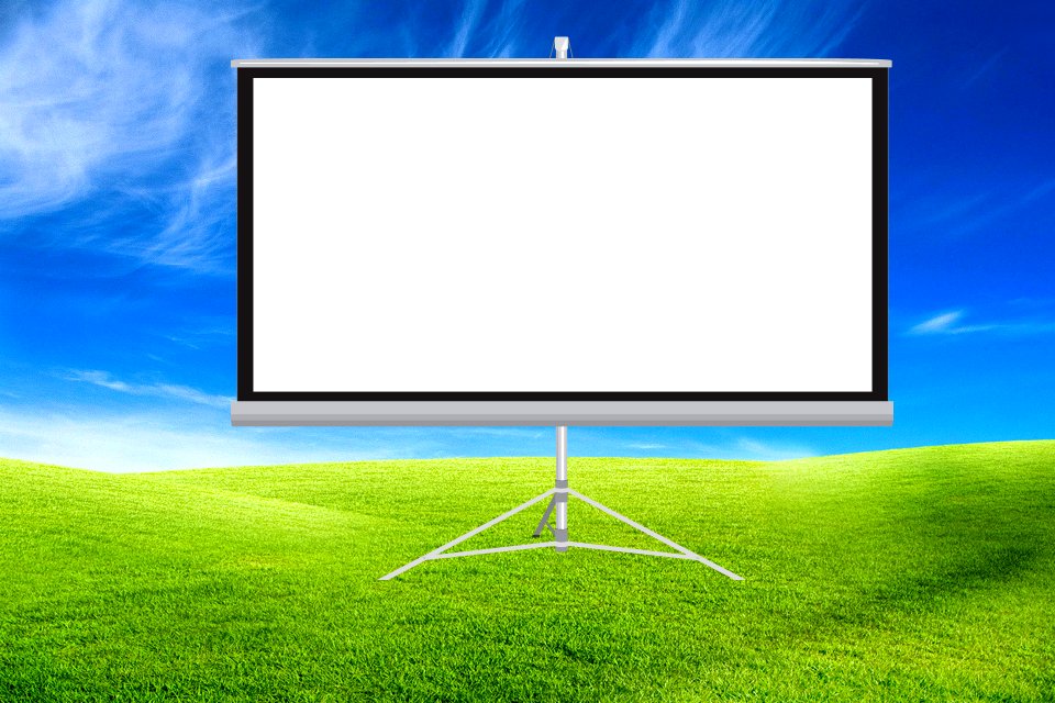 Blank roll up poster