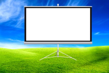 Blank roll up poster