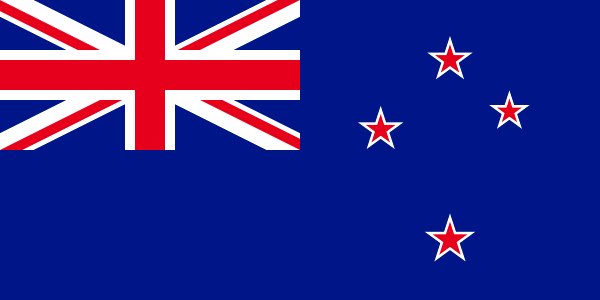 Flag of New Zealand vector