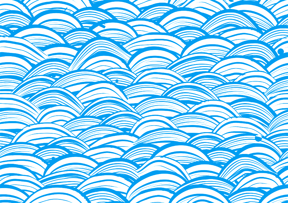 Blue wave background