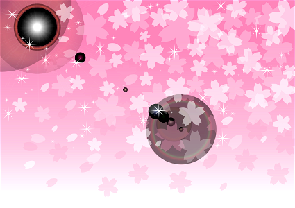 Cherry blossoms background