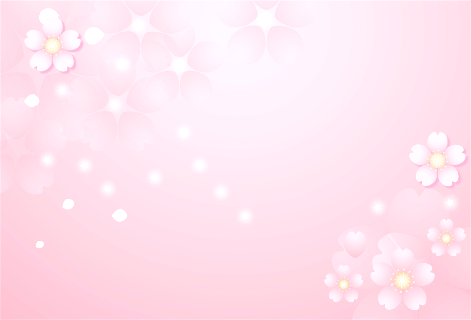 Cherry blossoms frame