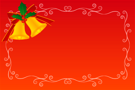 Christmas bell frame