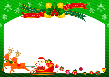 Christmas frame