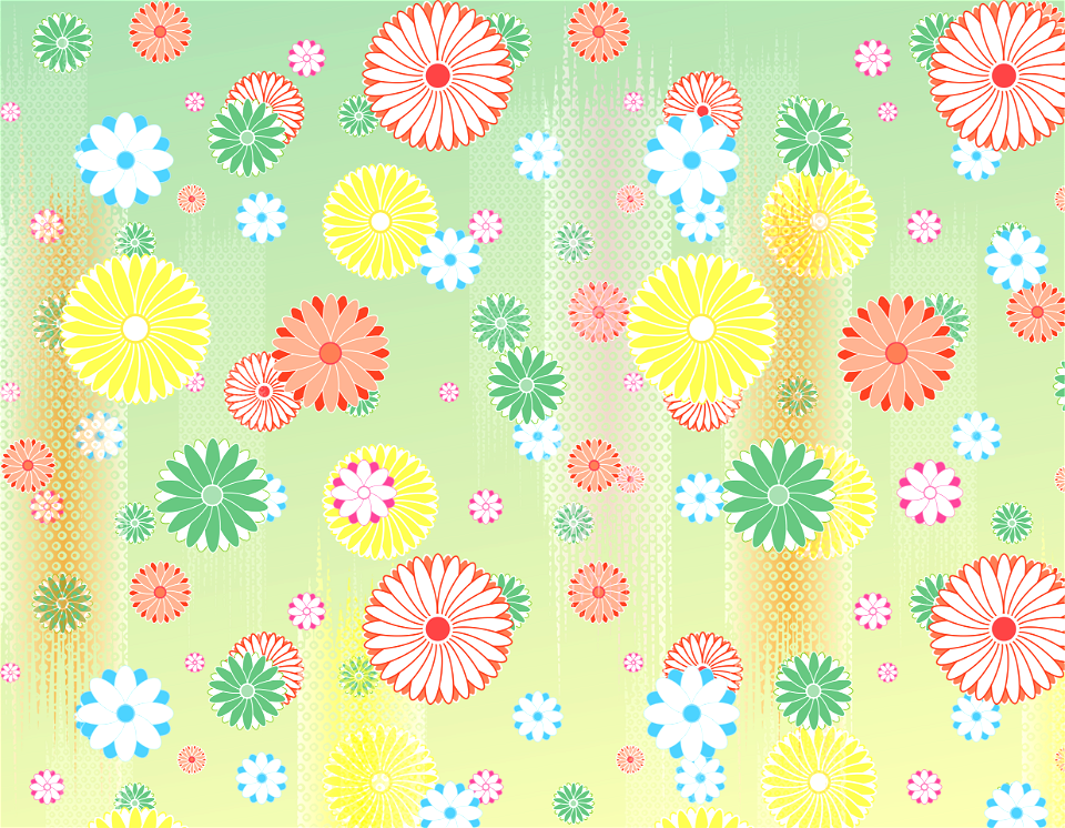 Chrysanthemum japanese pattern