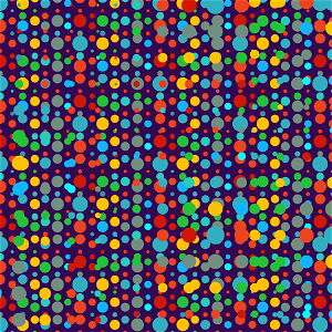 Colorful dots background