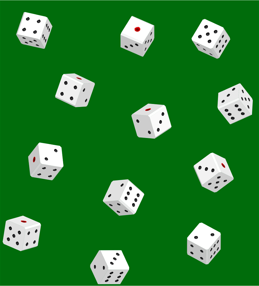 Dice background