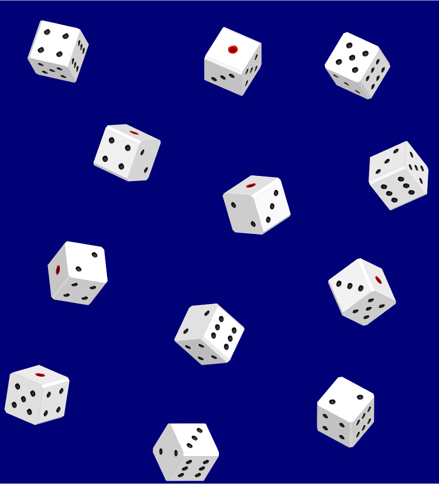 Dice background