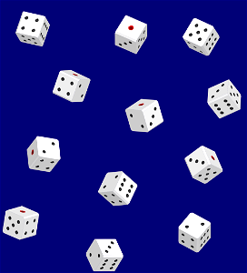 Dice background