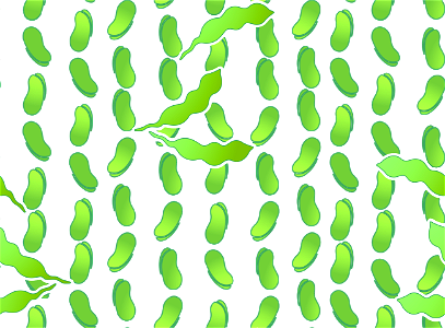 Edamame beans background