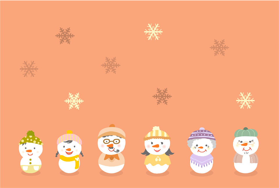 Family snowman