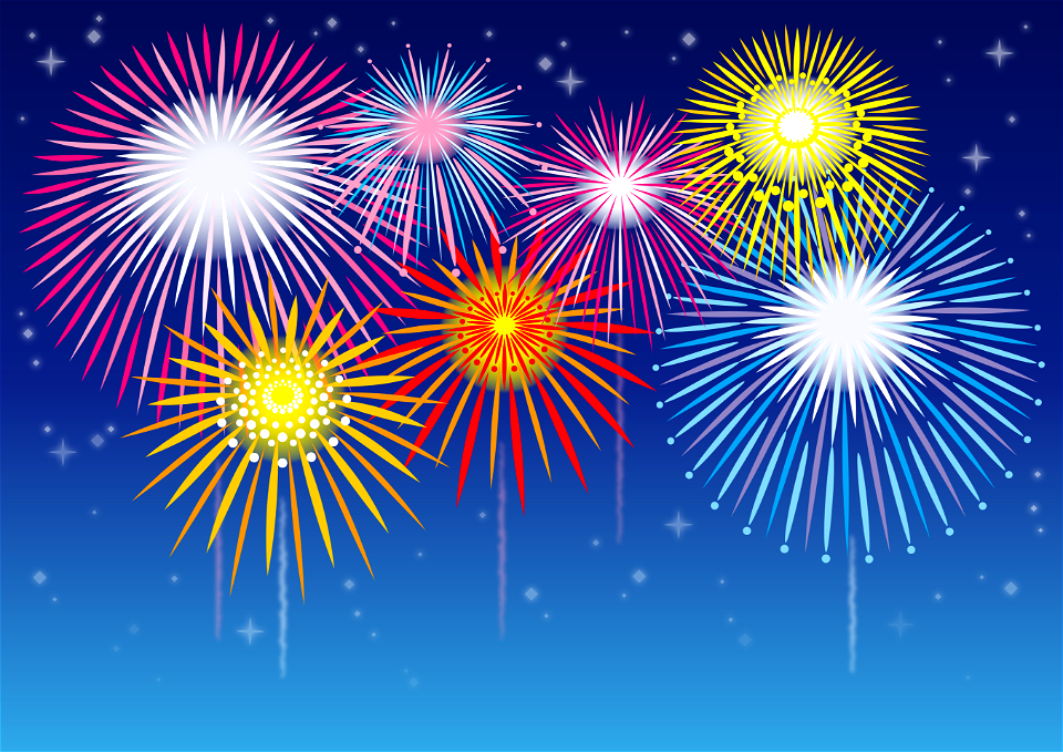 Fireworks stars