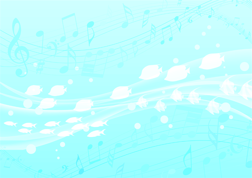 Fishes music sea