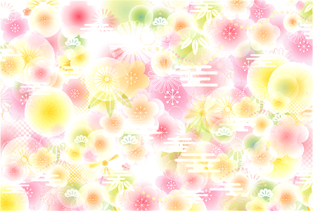 Flower pink background