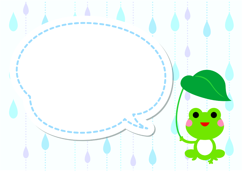 Frog speech bubble