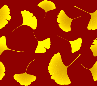 Ginkgo leaves