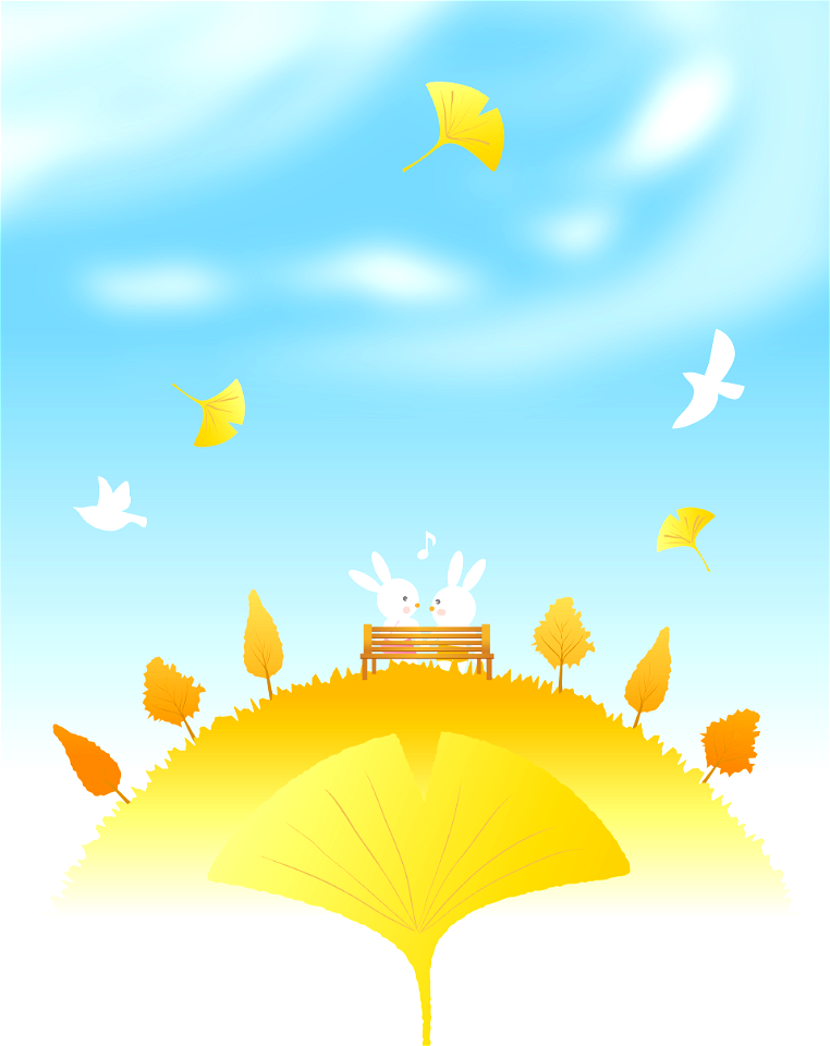 Ginkgo rabbits