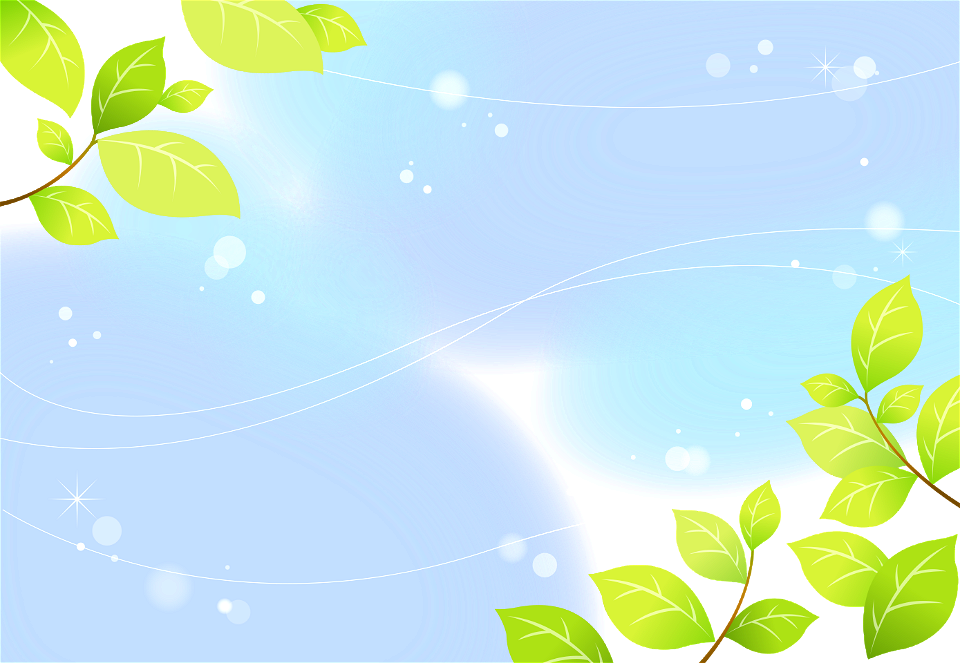 Green leaves background