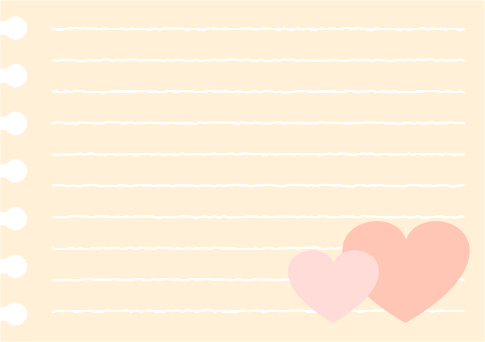 Heart memo paper