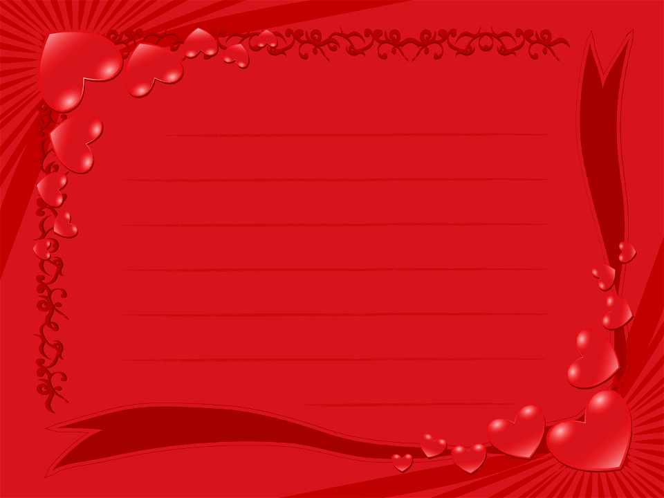 Heart message card