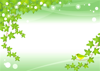 Ivy bird background