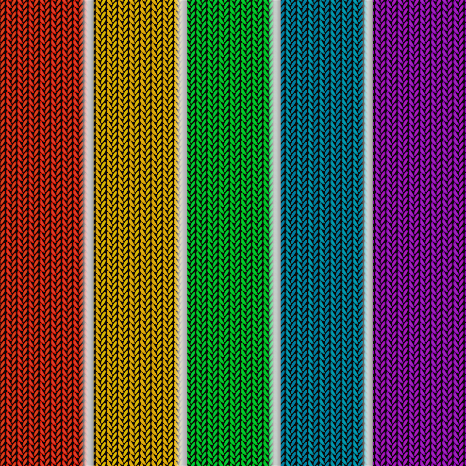 Knitting stitch patterns
