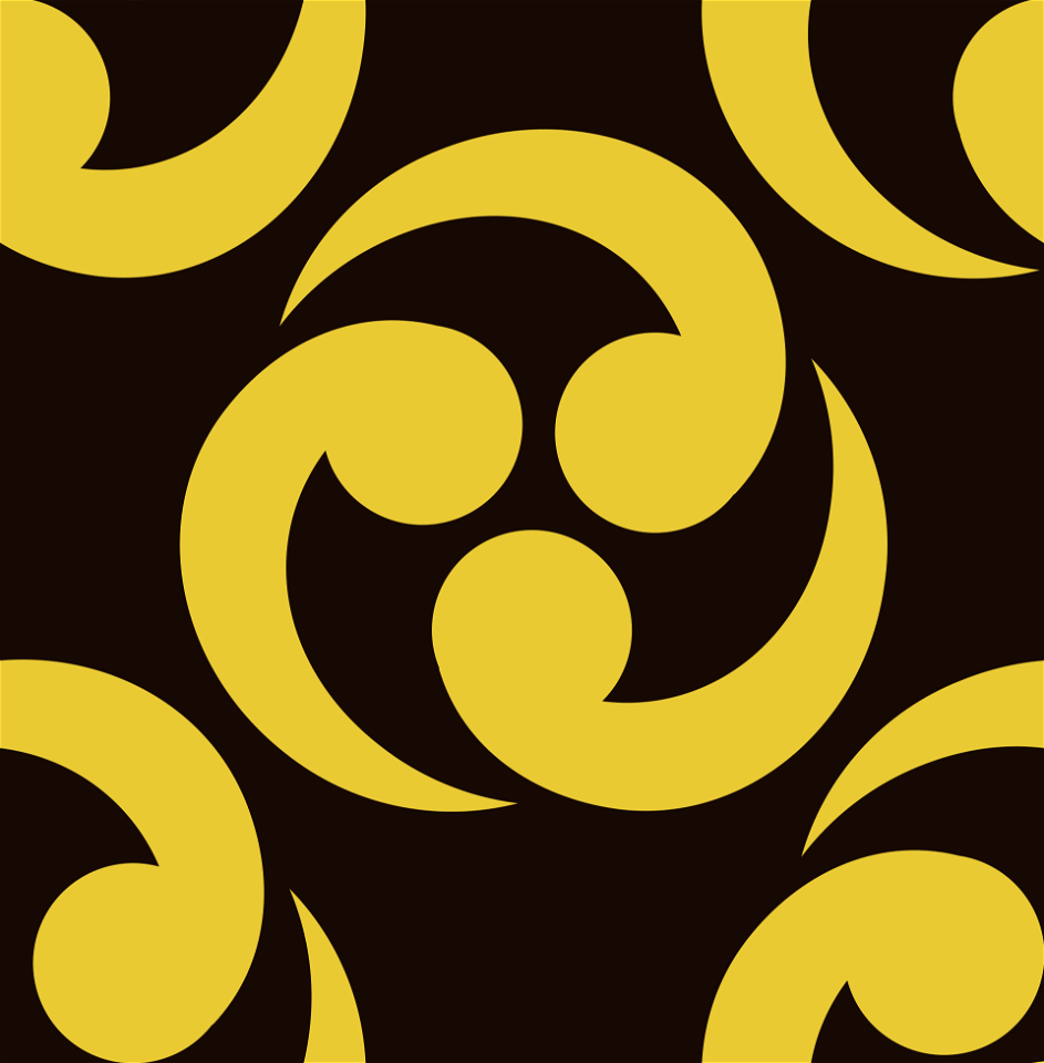 Mitsudomoe patten background