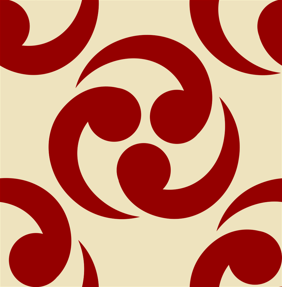 Mitsudomoe patten background