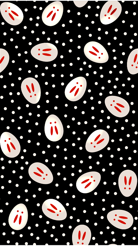 Snow rabbit background