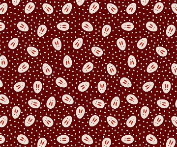 Snow rabbit background