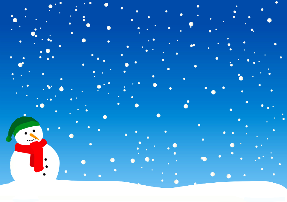 Snowman snow