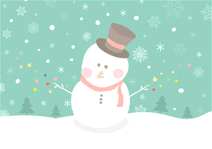 Snowman winter