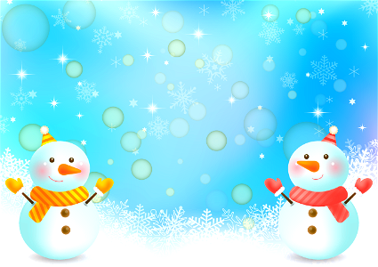 Snowman snow