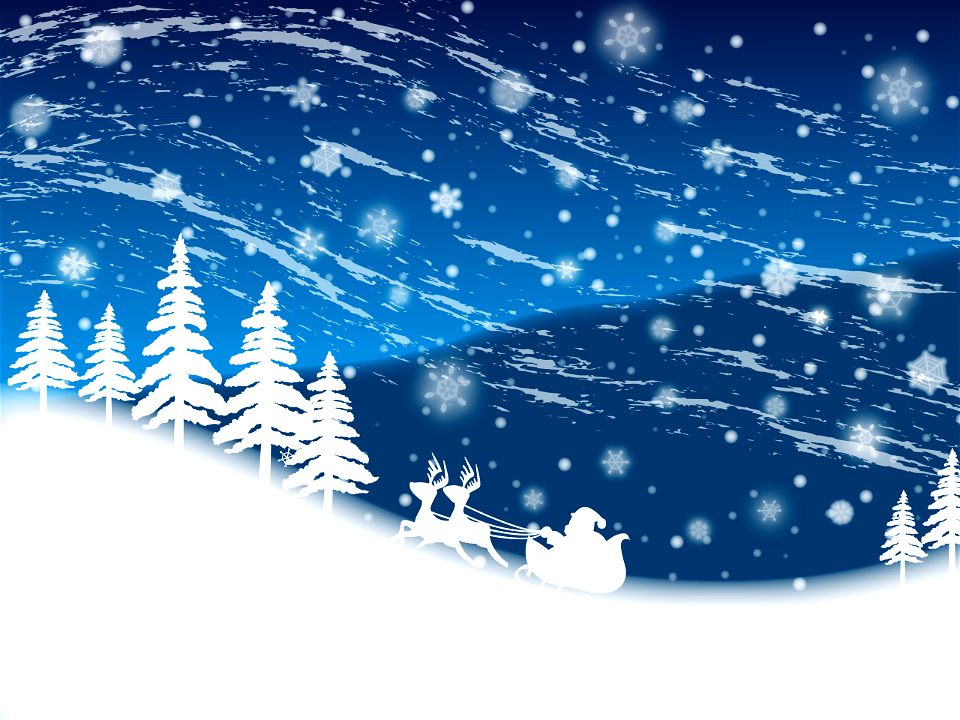 Snowstorm christmas