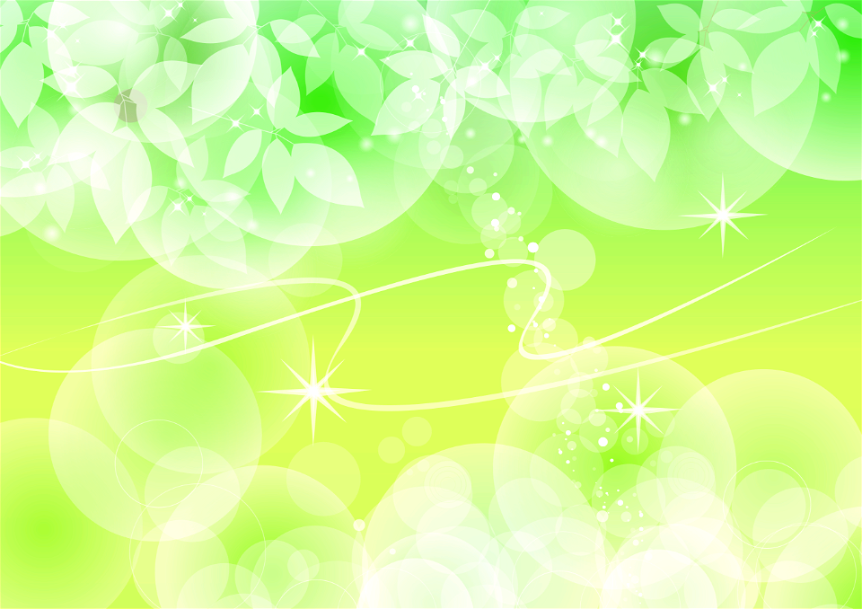 Spring green leaves