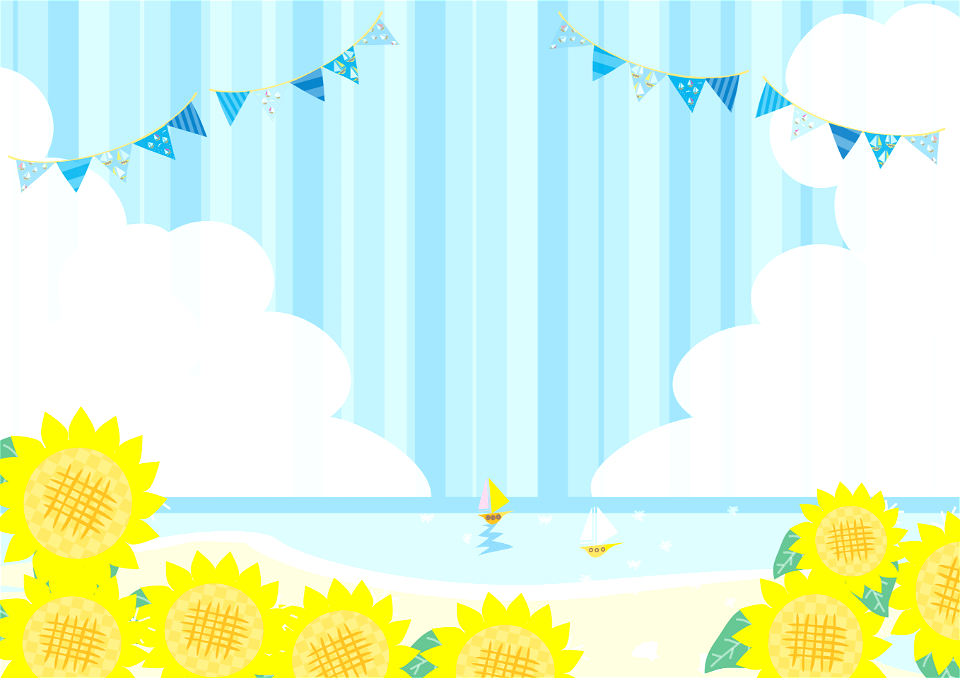 Sunflower sea summer