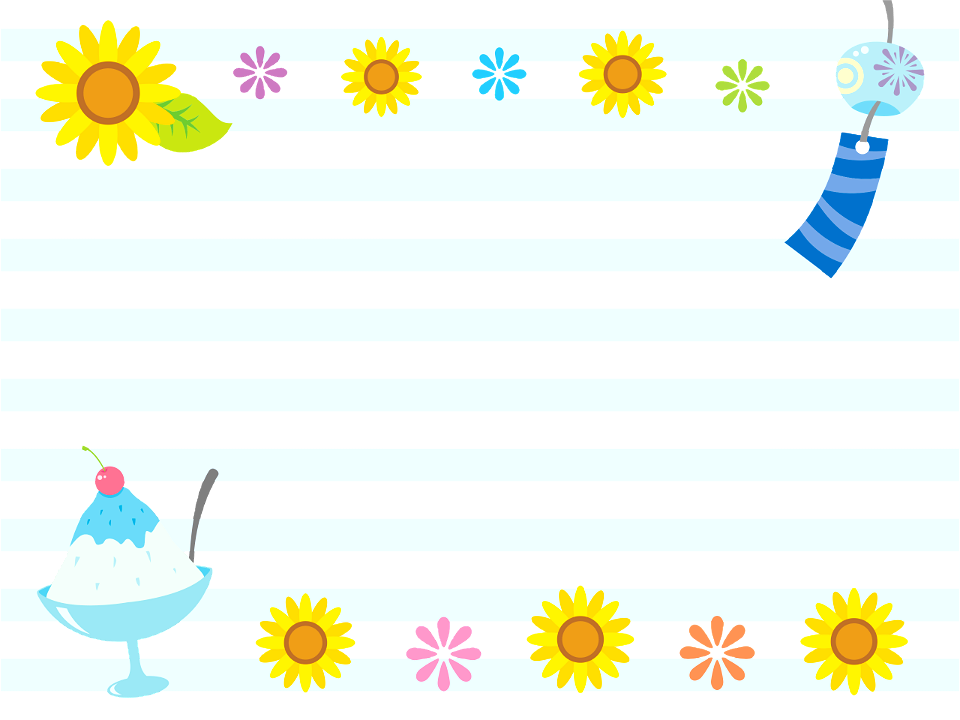 Sunflower summer frame