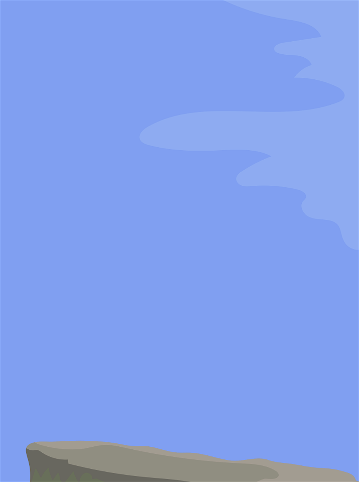 Cliff and sky background