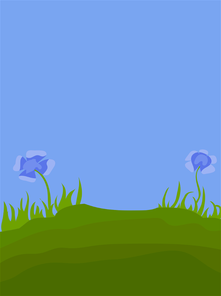 Flowers field background