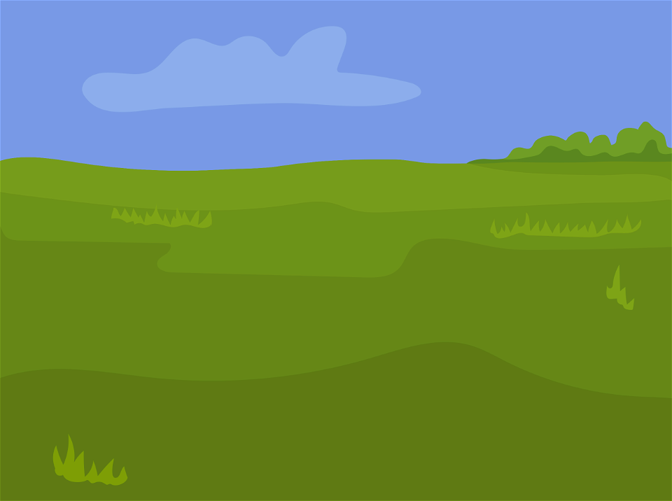 Green land background