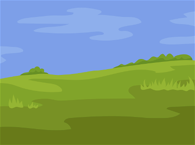 Green valley field background